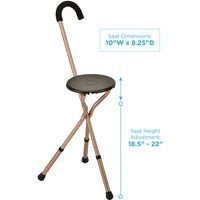 Cane Seat - Cane Seats in El Paso, TX Our folding seat canes are lightweight and durable, making them perfect for travel, events, picnics, or any situation where you might need a quick rest. They fold up easily and discreetly, so you can carry them with you wherever you go.