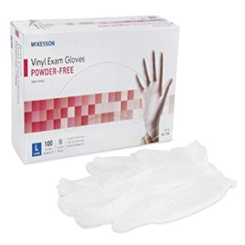 Large Vinyl Gloves - Medical Supplies in El Paso, TX Exam Glove Vinyl Performance Plus Powder Free Large Non sterile - Box of 100.