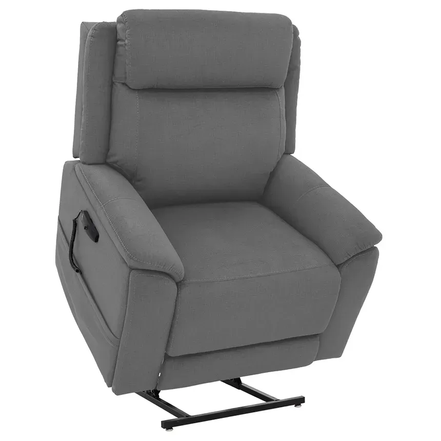 3 position lift chair comes with arm and head rest covers, dual side pockets for storing your TV remote, newspaper, the hand control features a USB charging port, allowing you to charge your phone or tablet in the chair.