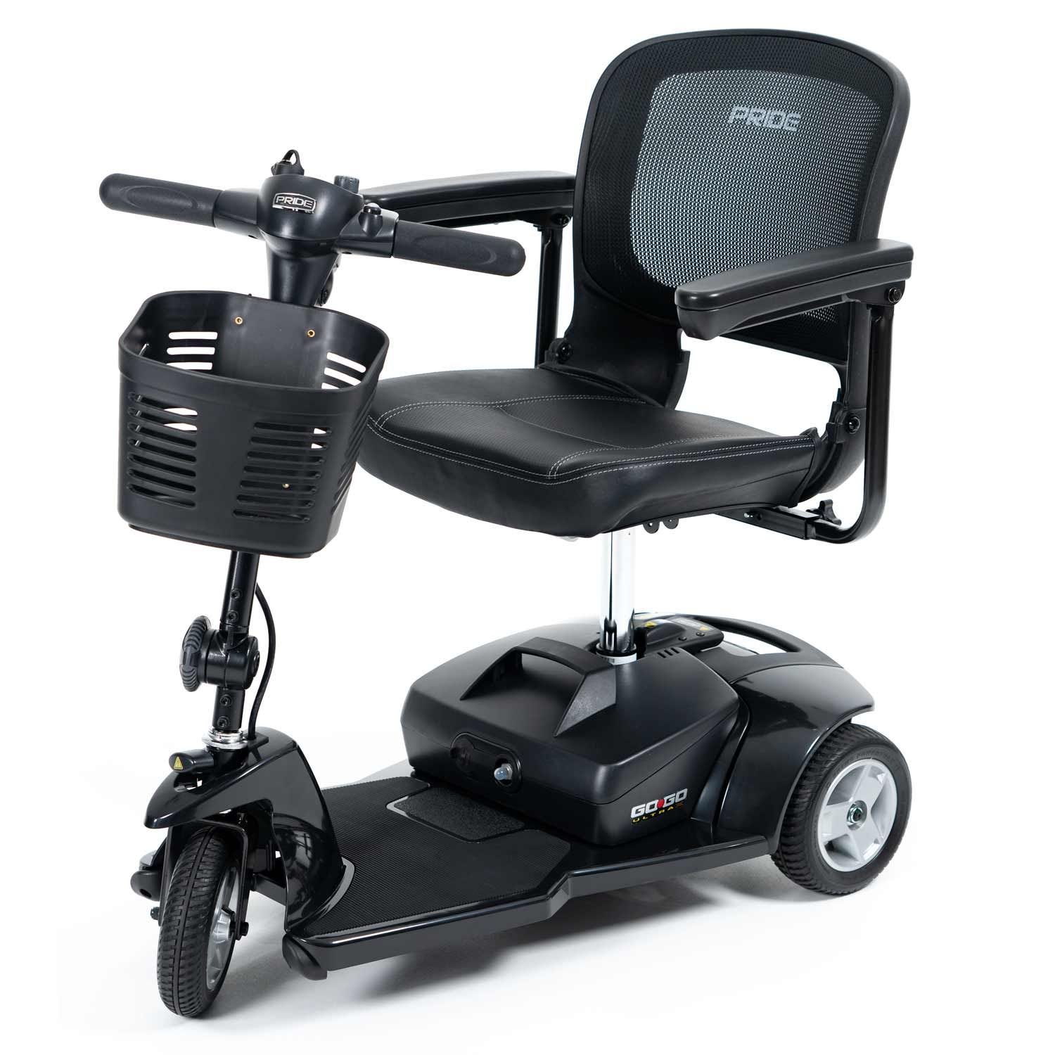 This 3-wheel portable electric scooter easily disassembles into five pieces.