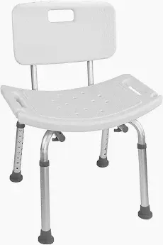 Bath seat with backrest is intended for use by individuals who require seating support while bathing or showering, It is designed to be placed fully inside the bathtub or shower.