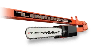 A timber saw is powered by prifert