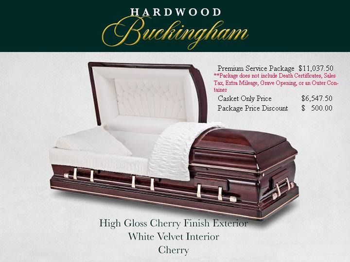 Wood Caskets | Brown's Funeral Service | Atoka, OK