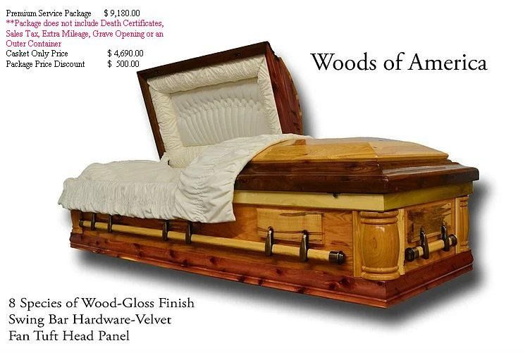 Wood Caskets | Brown's Funeral Service | Atoka, OK