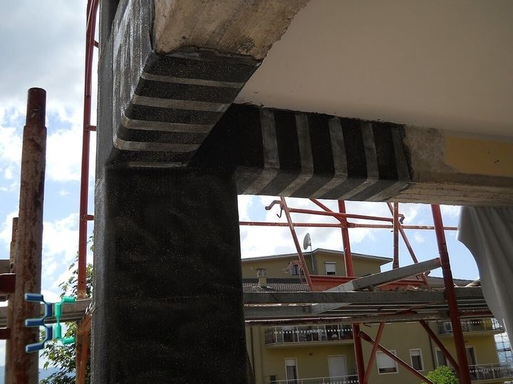 rinforzo strutturale in fibra di carbonio