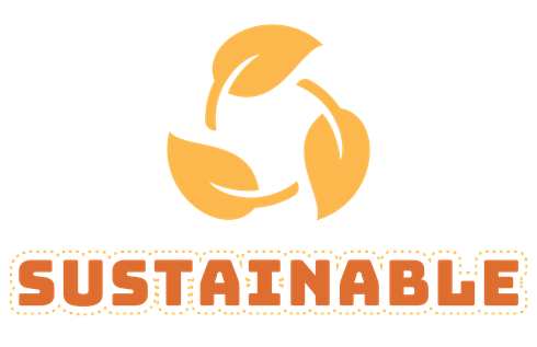 Plant-based food logo featuring a chili pepper and tomatoes in orange, text 