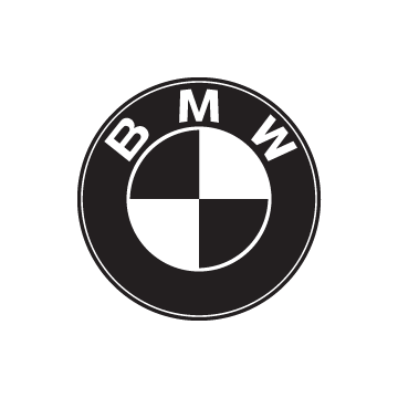bmw car parked in garage
