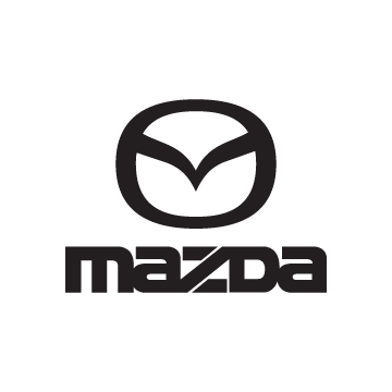 mazda portrait image driving on road