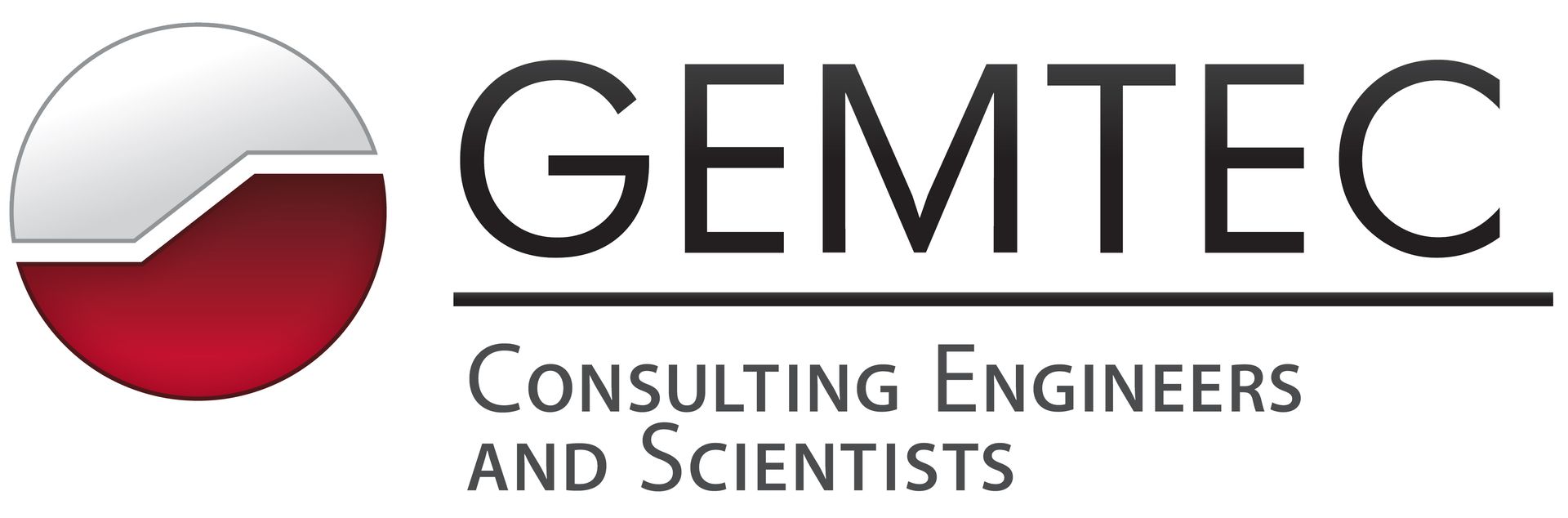 GEMTEC Consulting Engineers and Scientists logo with red-gray circular emblem and black text