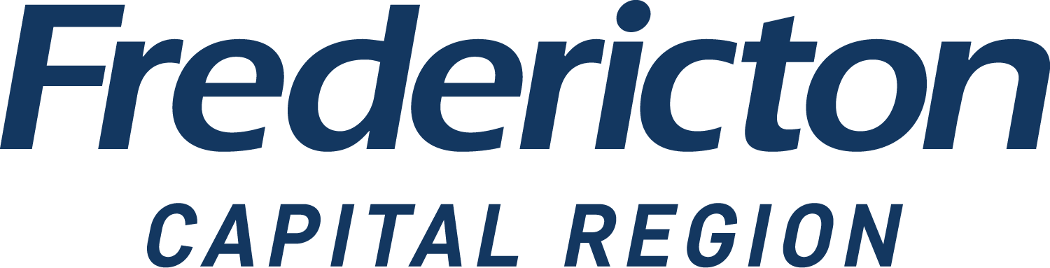 Fredericton Capital Region logo in dark blue text.