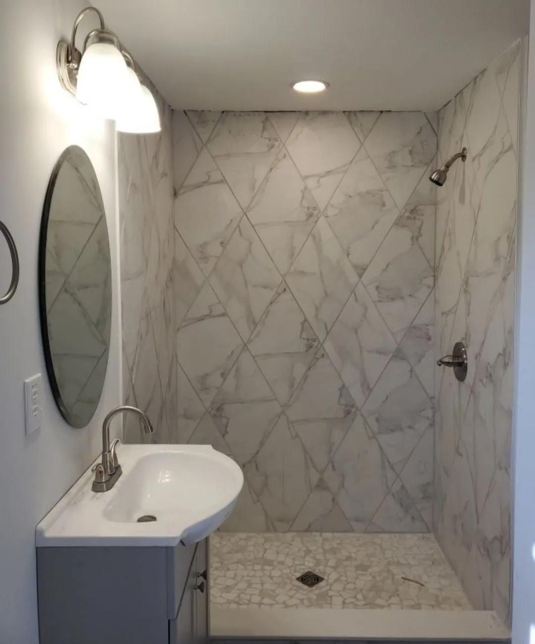 custom tile shower