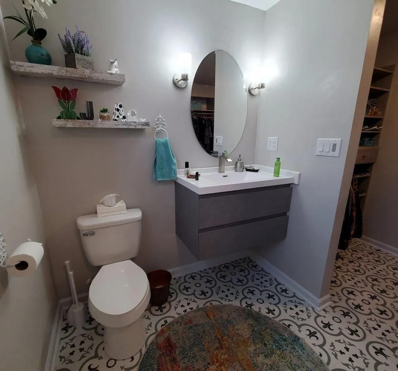 floating vanity