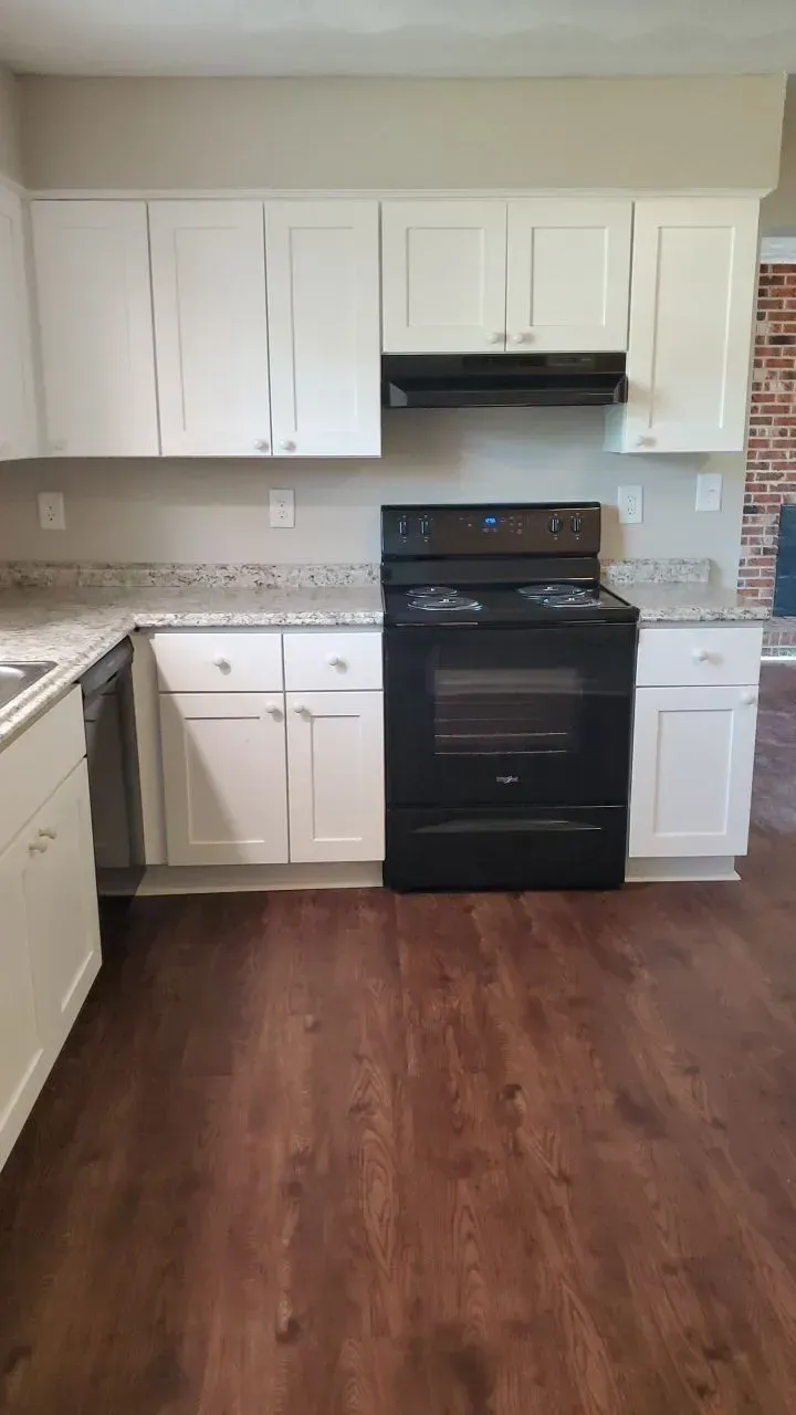 white upper cabinets