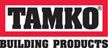 A red and white logo for tamko building products.