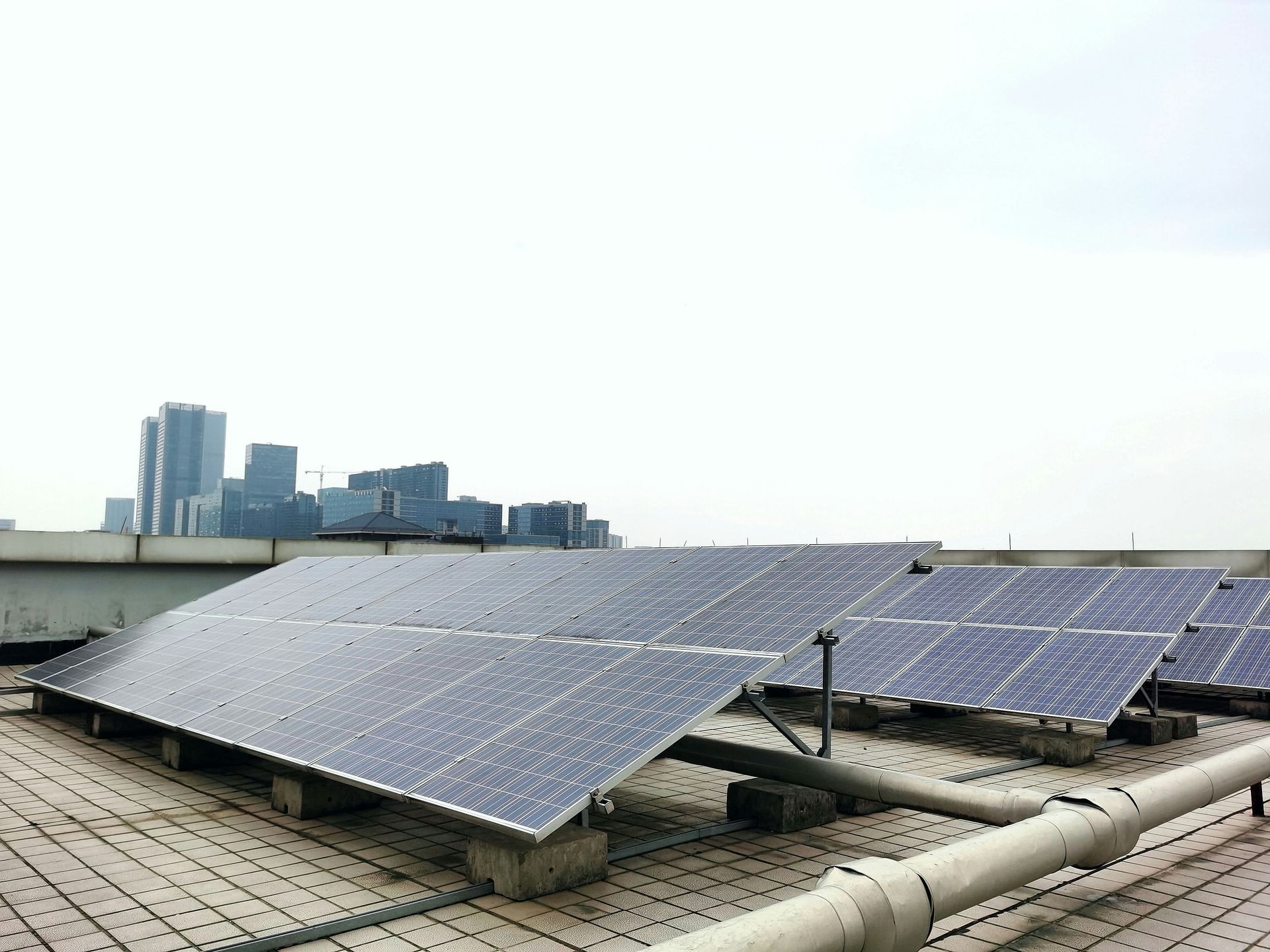 Solar panel cleaning services for commercial buildings