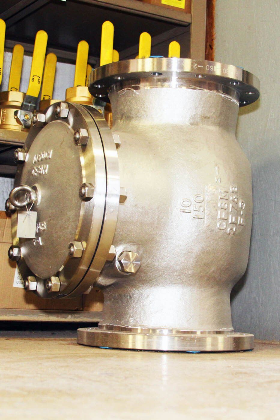 Large Stainless Steel Valve
