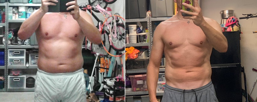 Before - After using VrsaFit for 90days