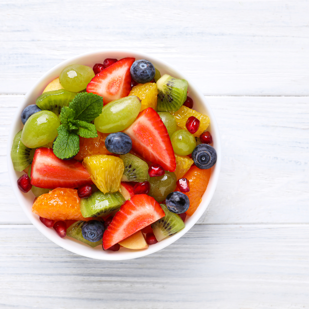 frutta in un piatto
