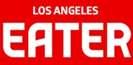 LOS ANGELES EATER logo in white text on a red background