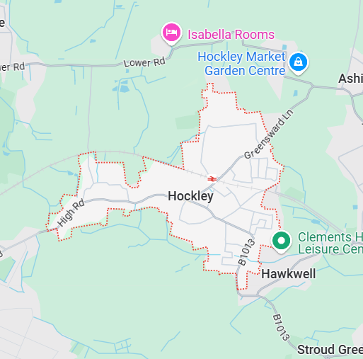 map of hockley