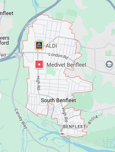 map of south benfleet
