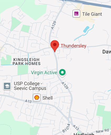 map of thundersley