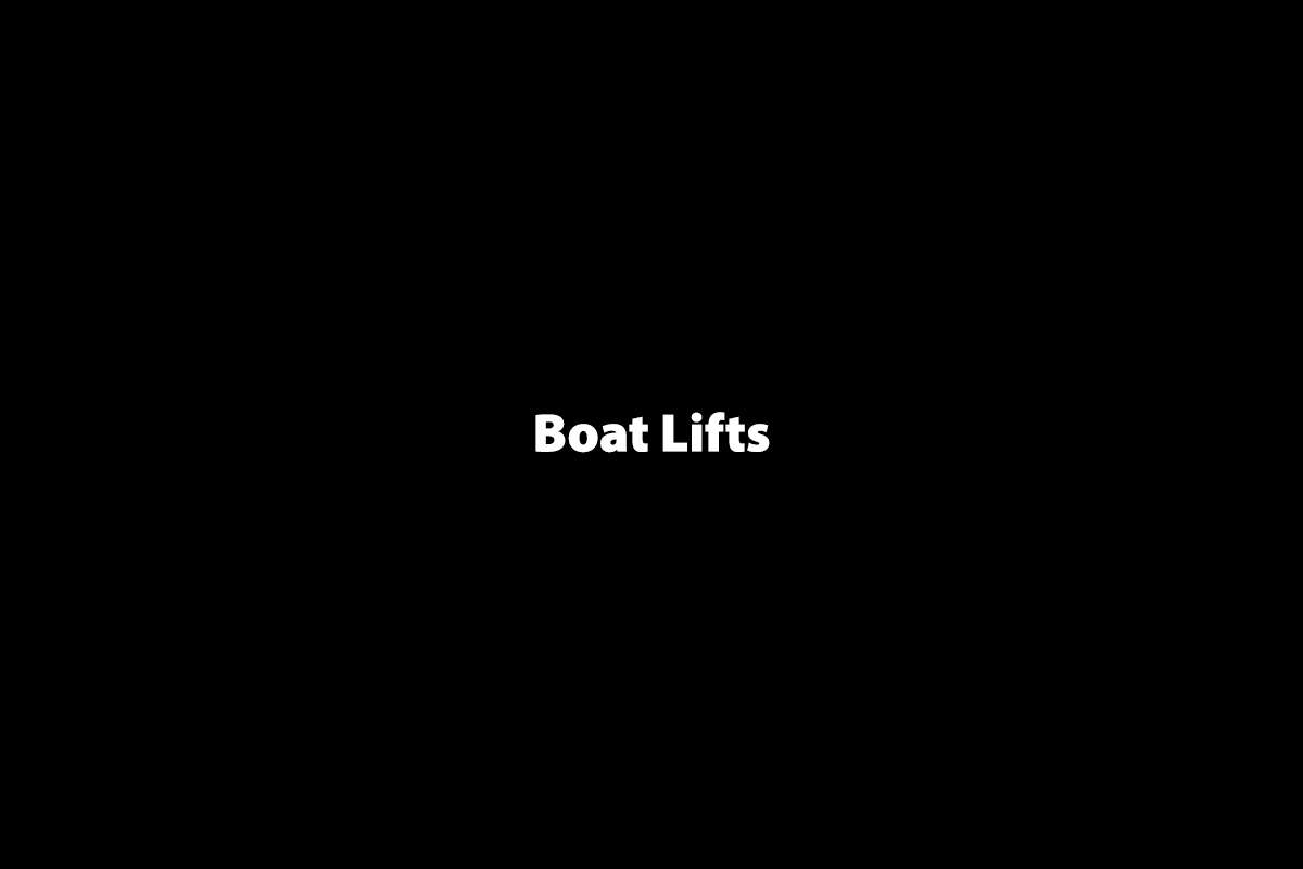Click to view item detail and images. Boat lifts at Candlewyck Cove Auction