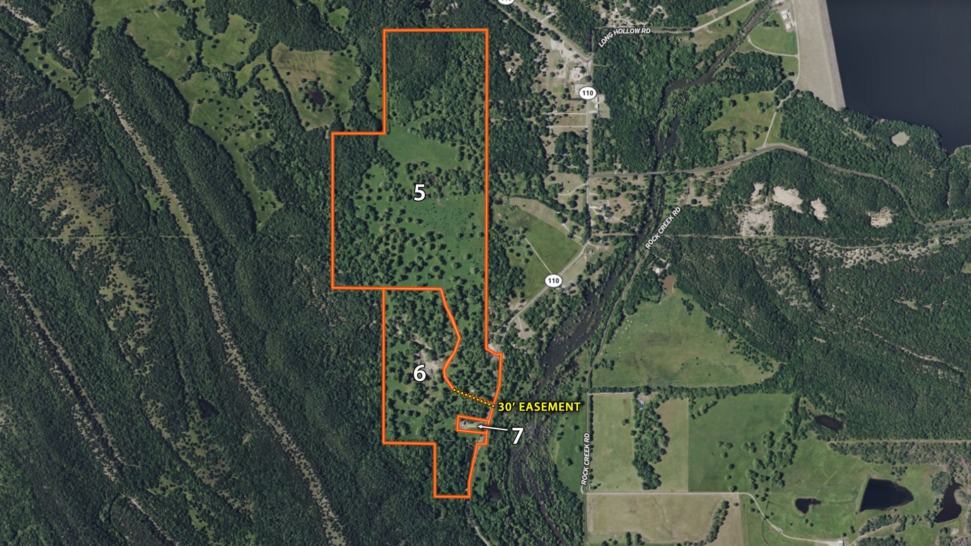 Pruitt Ranch parcel map