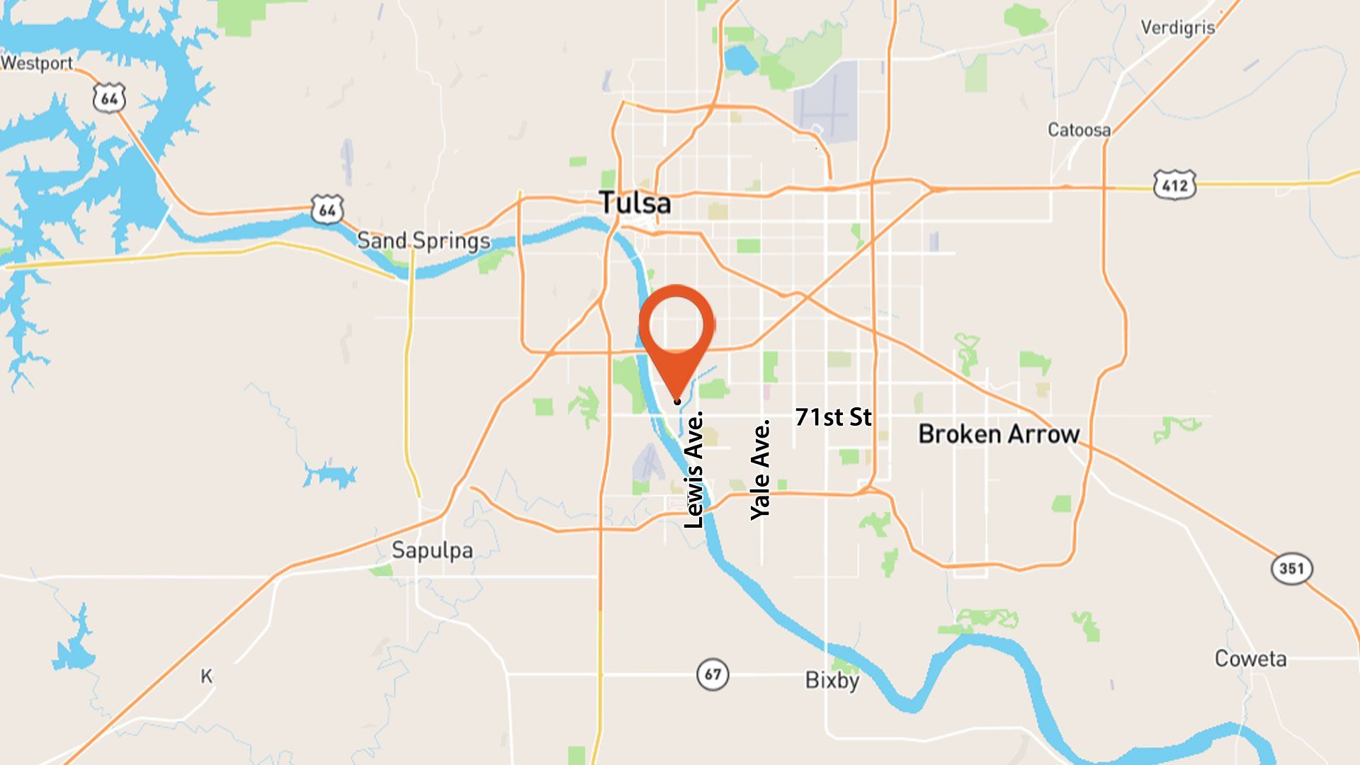 Click to view interactive maps on Land ID 5807 S 83rd Pl, Tulsa, OK 74145
