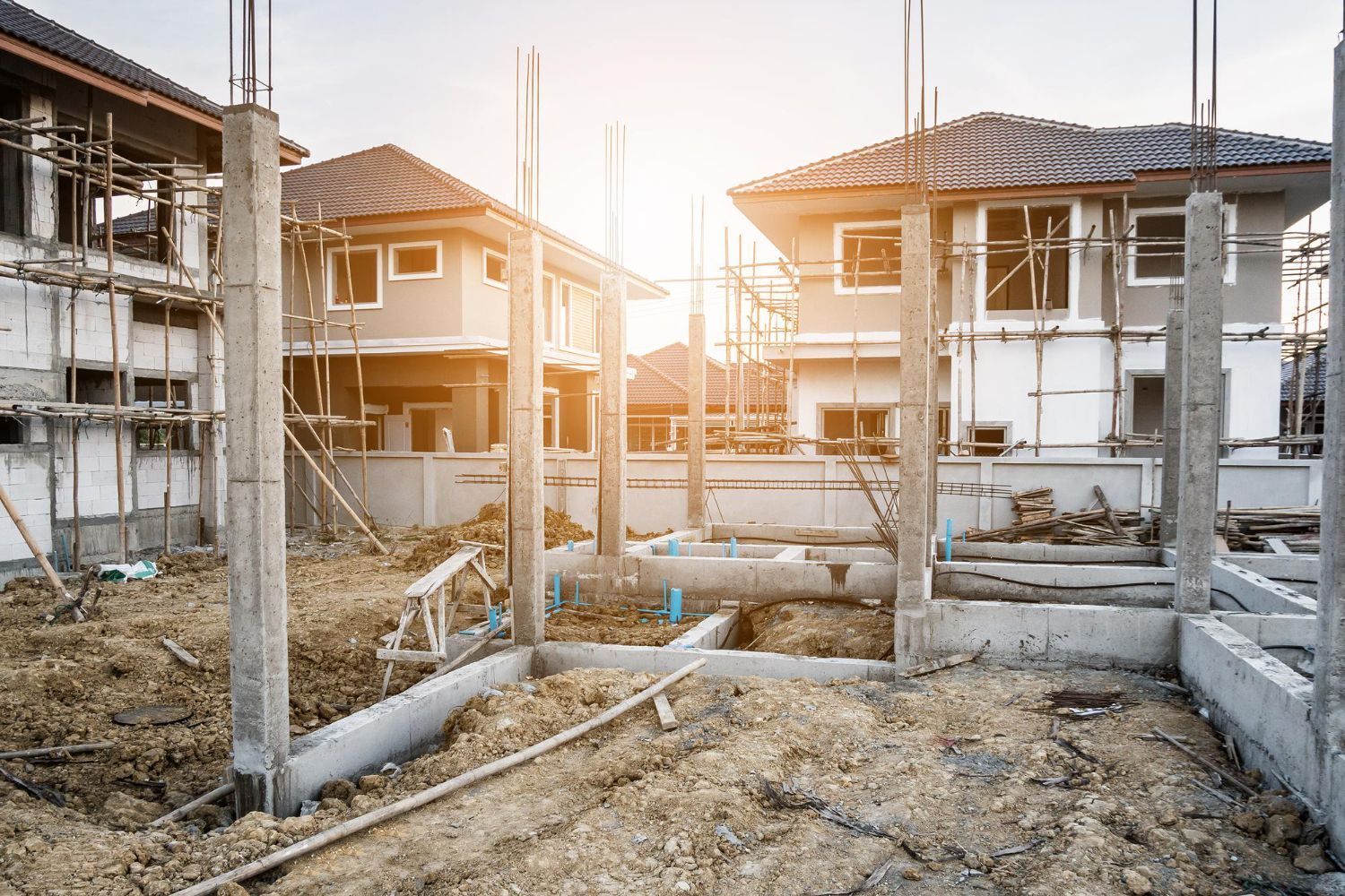residential construction site
