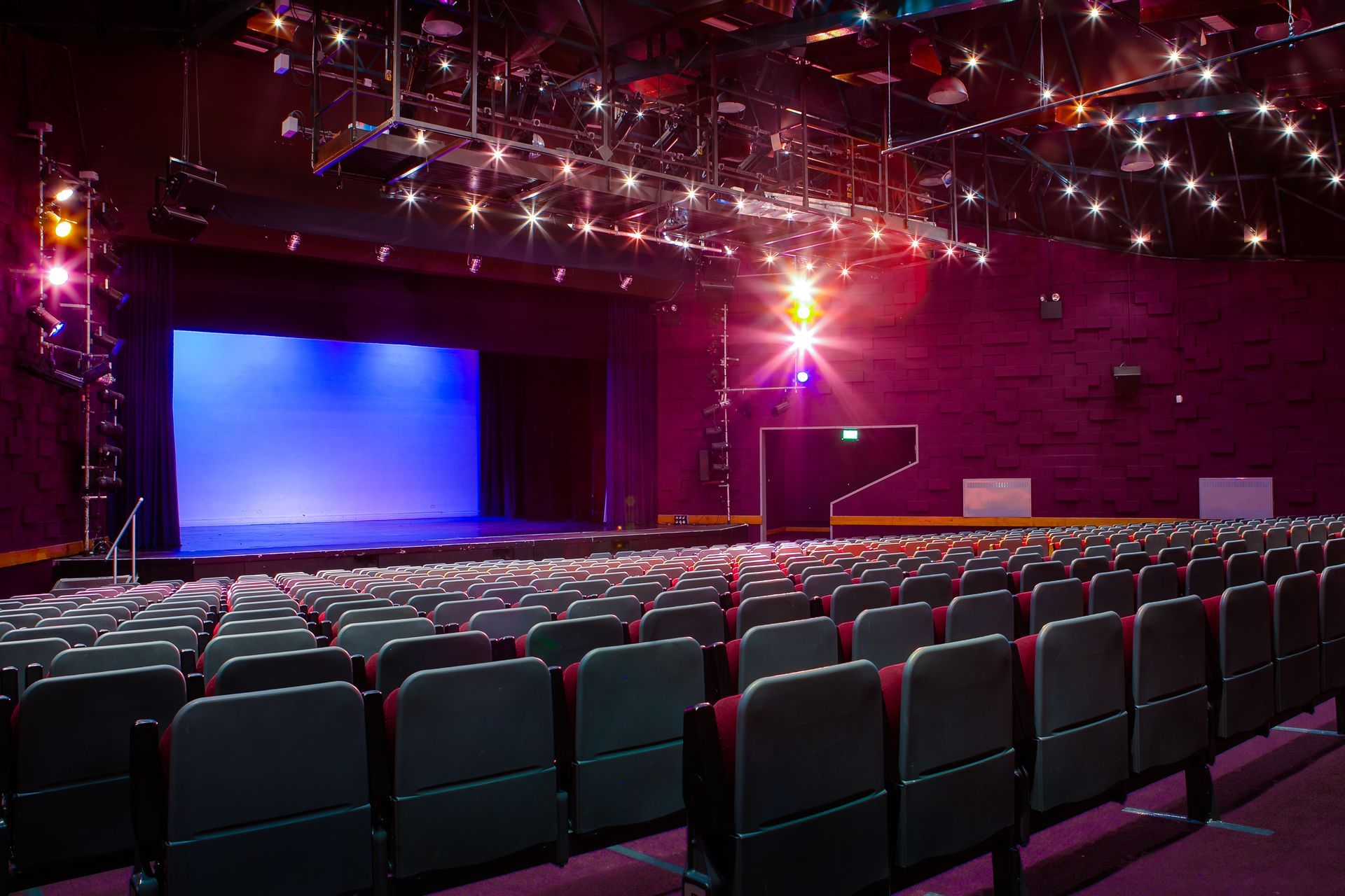 Stage from the bakc