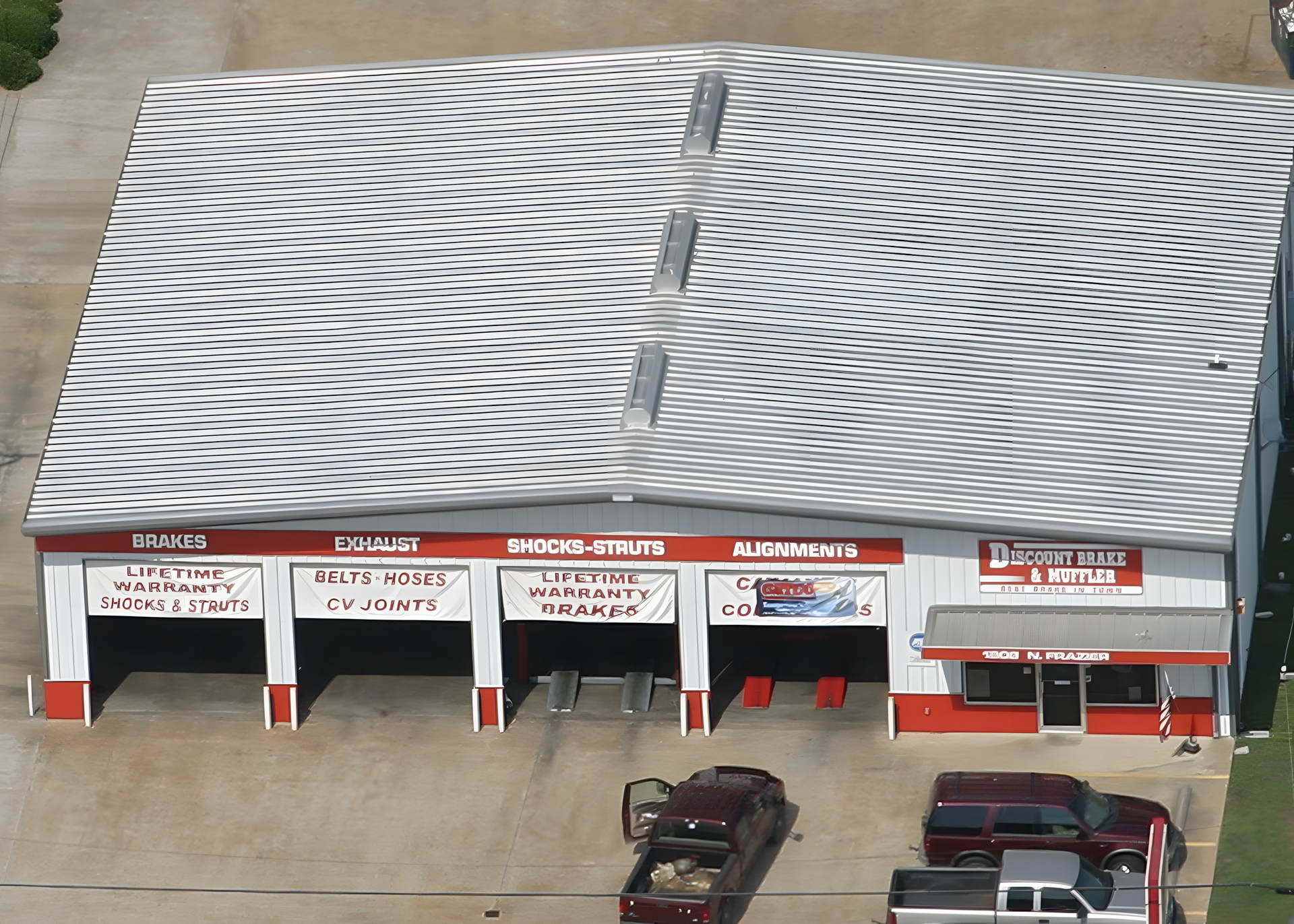 Skyview of the shop | Discount Brake & Auto Repair