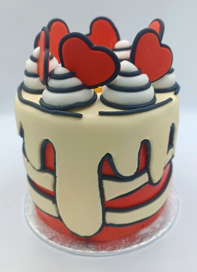2D love cake