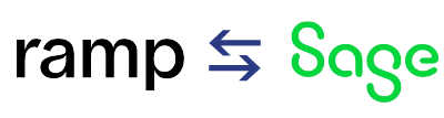 ramp financial corporate credit card software integration to Sage 300 accounting ERP solution