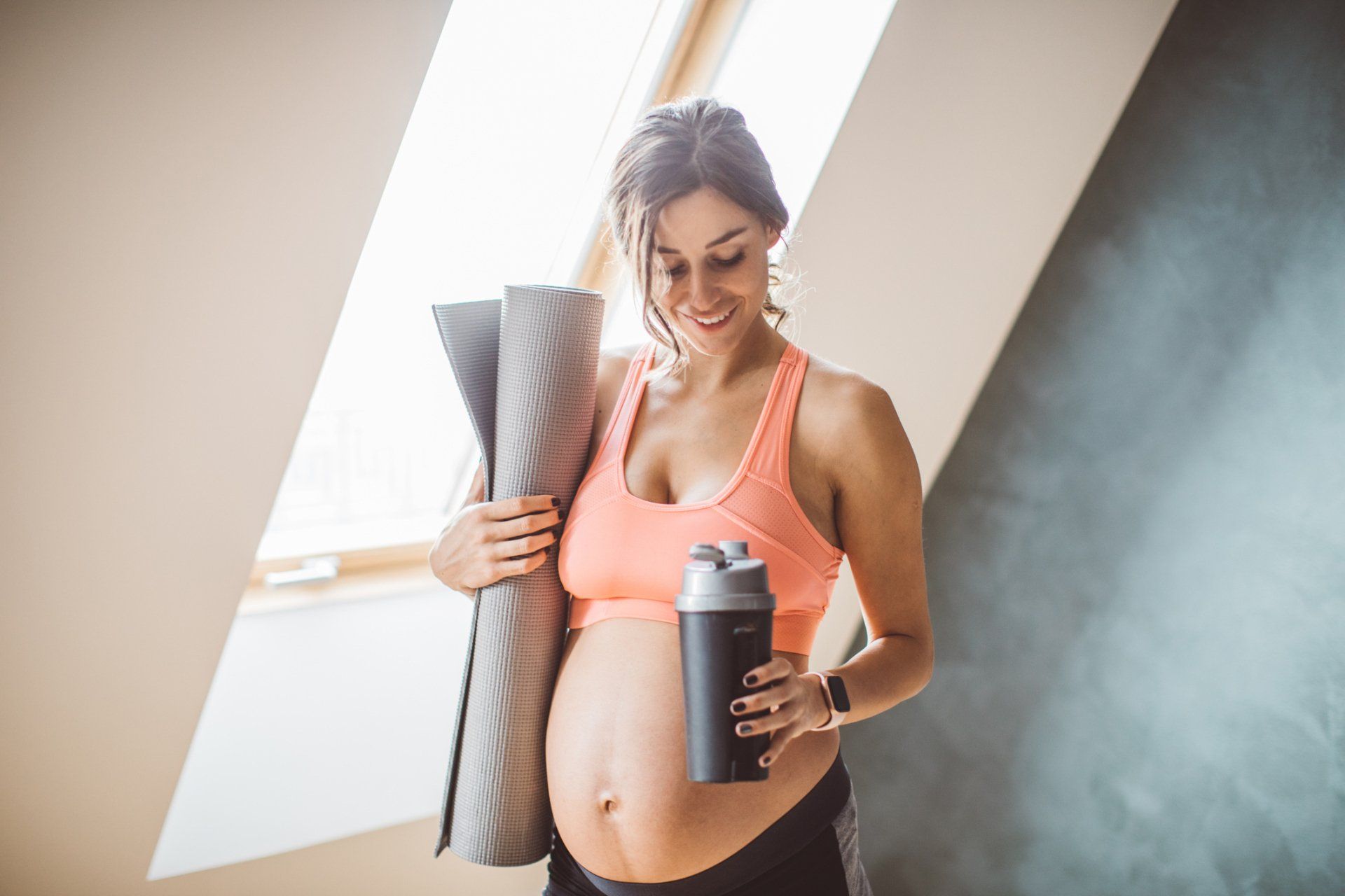 Pregnant Woman Exercising at Home – Milwaukee, OR – The Oregon Hemorrhoid Clinic Pregnant Woman Exercising at Home – Milwaukee, OR – The Oregon Hemorrhoid Clinic