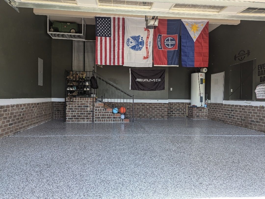polyurea garage flooring spring lake nc