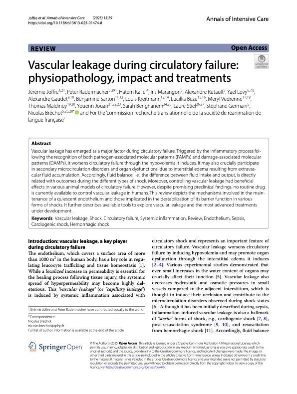 Academic review article titled 