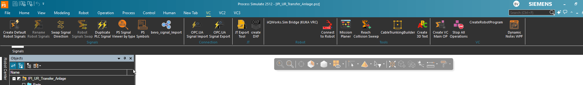 virtual commissioning NVIDIA Omniverse Process Simulate