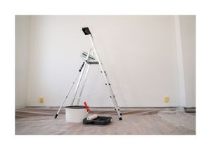 Ladder from New Westminster Painting Job Site