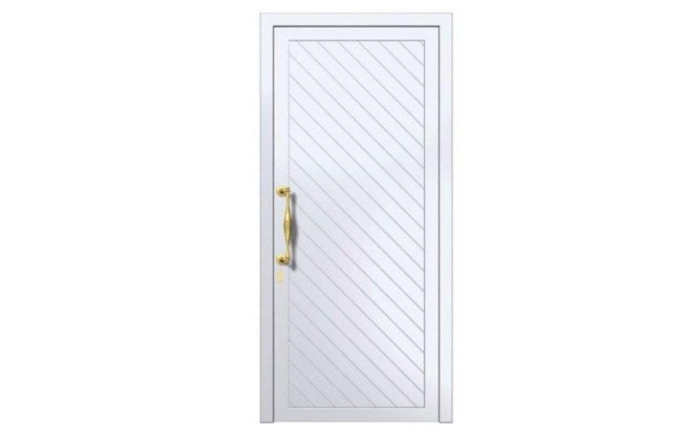 Portoncino blindato colore bianco