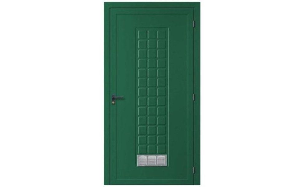 Portoncino verde blindato