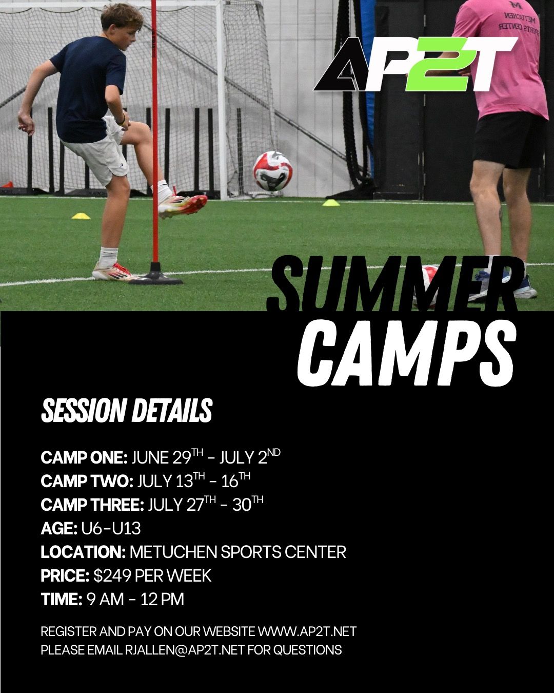 Camp Schedule l Metuchen, NJ l Advanced Physical and Technical Training