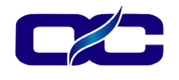 Blue logo featuring 
