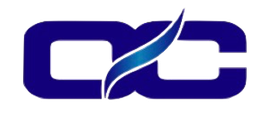 Blue logo featuring