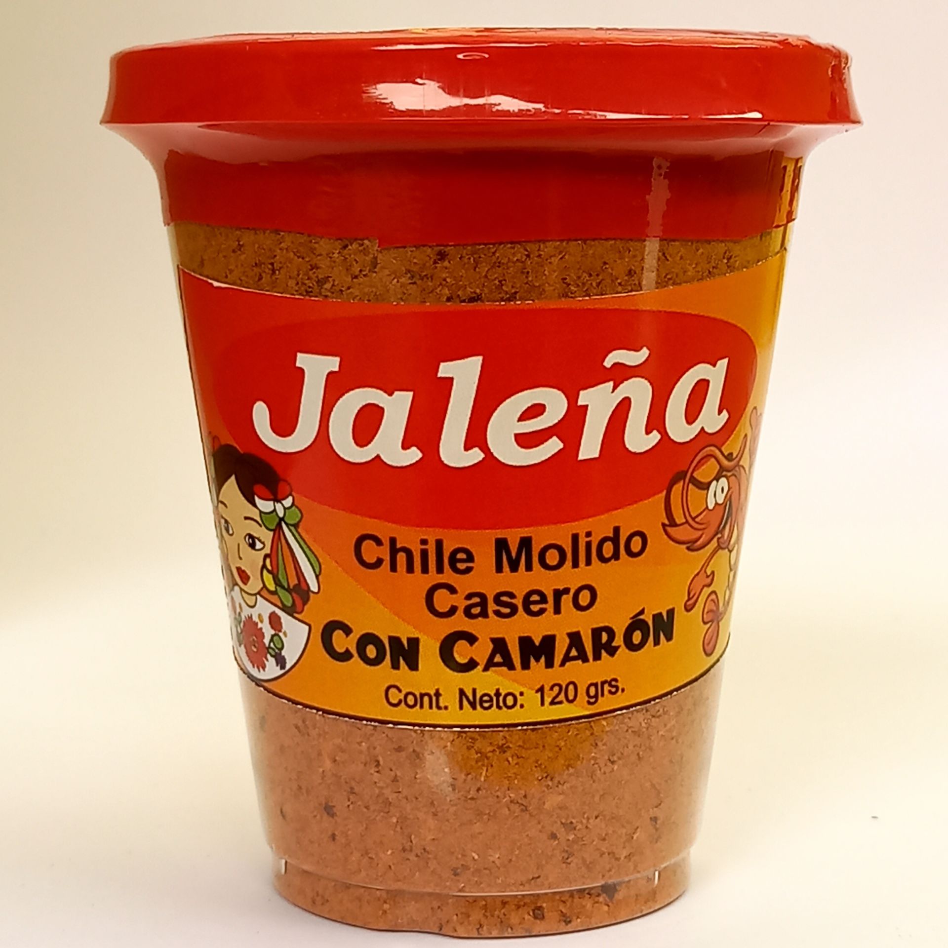 Chile Jaleña con Camarón 120 gr. (12 Piezas)