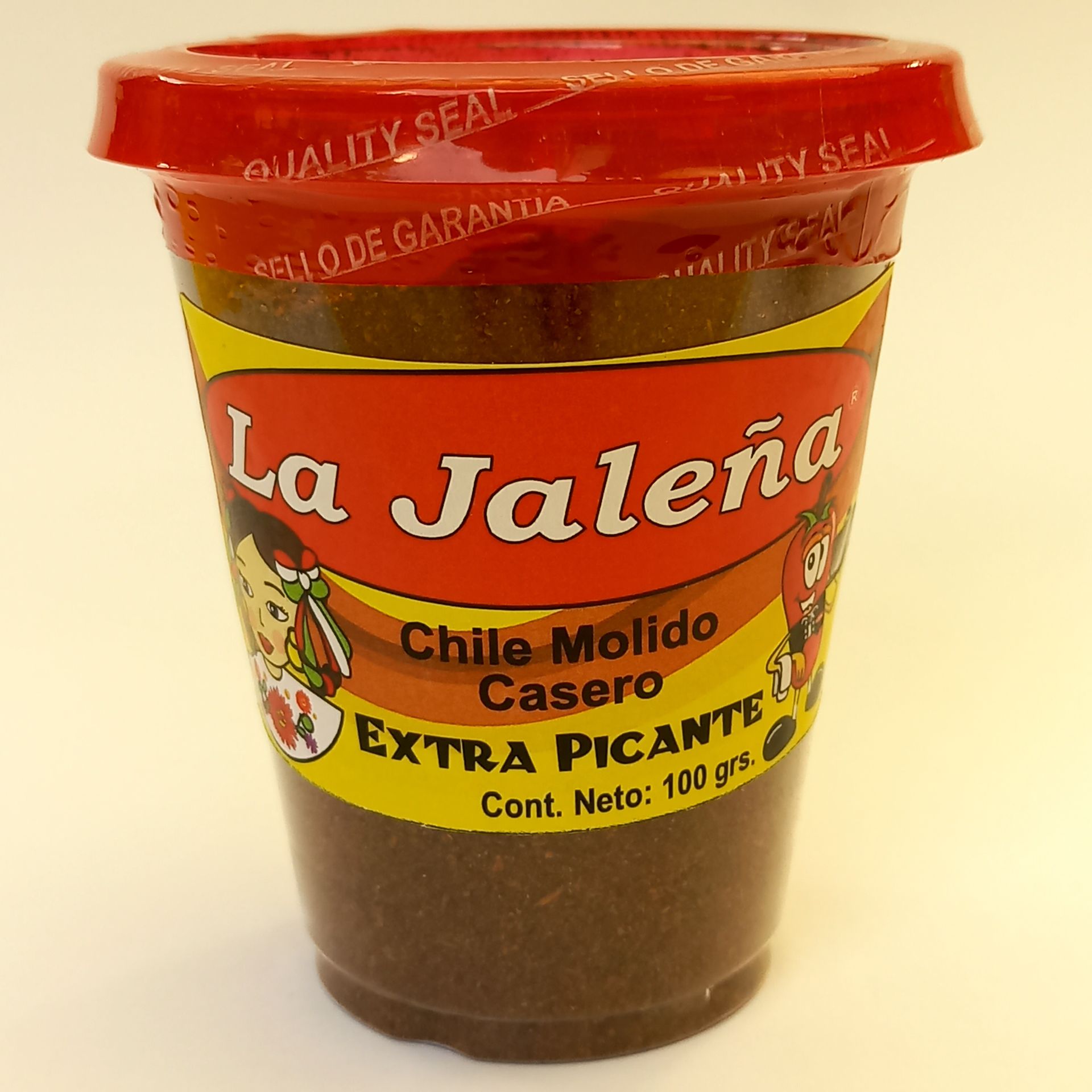 Chile Jaleña Extra Picante (del negrito) de 100 gr. (30 piezas)