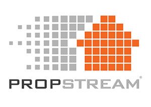 orange and grey Propstream logo