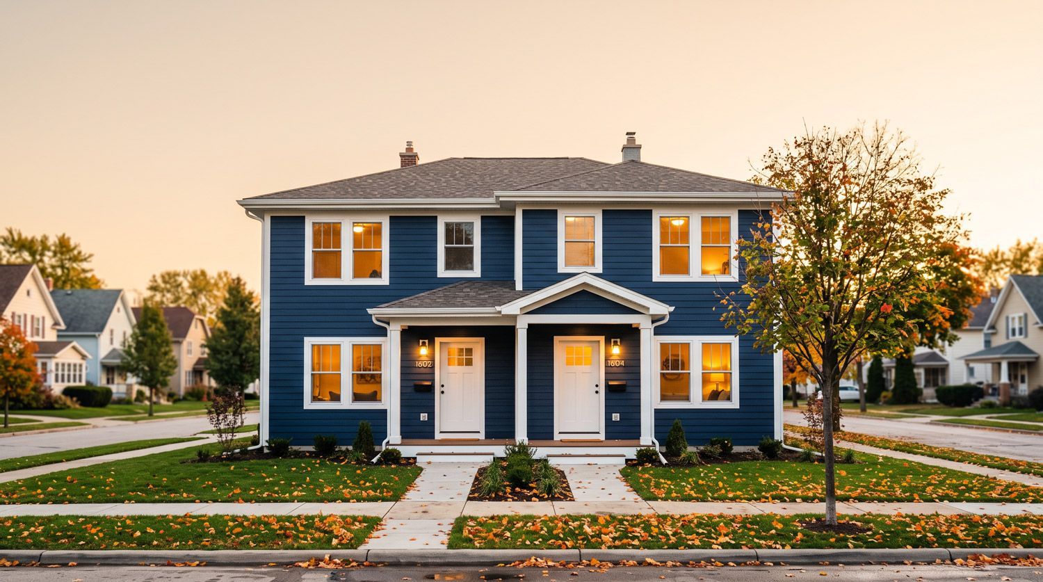 Renovated Wisconsin duplex ready for long-term rental financing