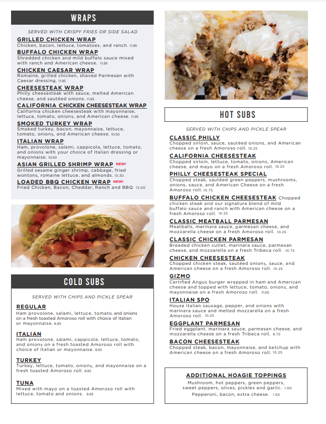 Menu Basile Italian Delight Restaurant