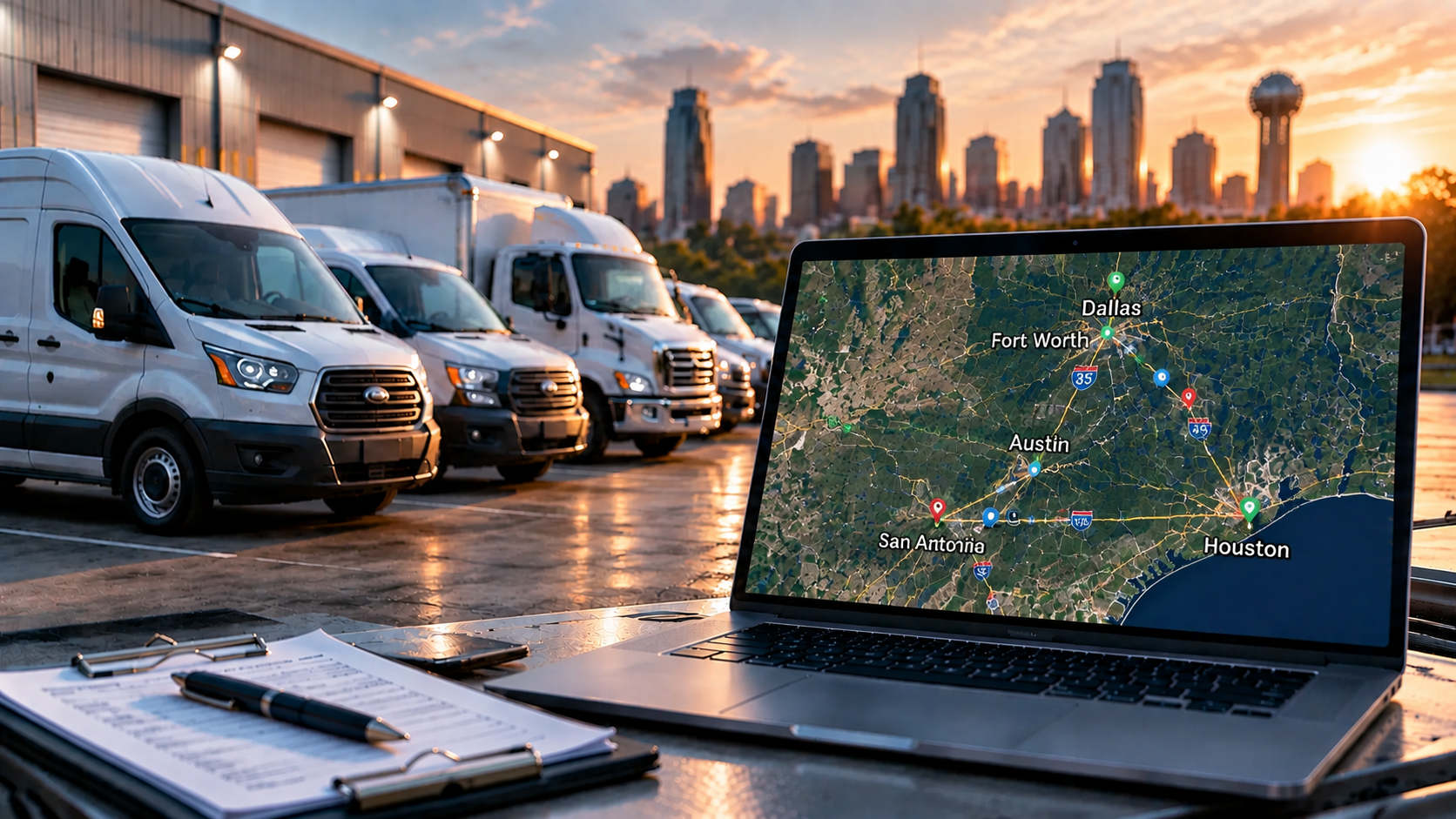 GF-09 GPS tracker with SOS button beside a car and map on a phone screen